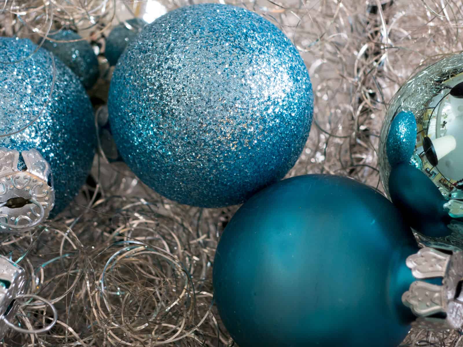 Weihnachtskugeln Blau in - Christbaumkugeln Blautönen